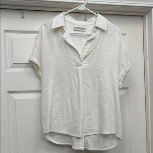 Classic White Button Down Shirt